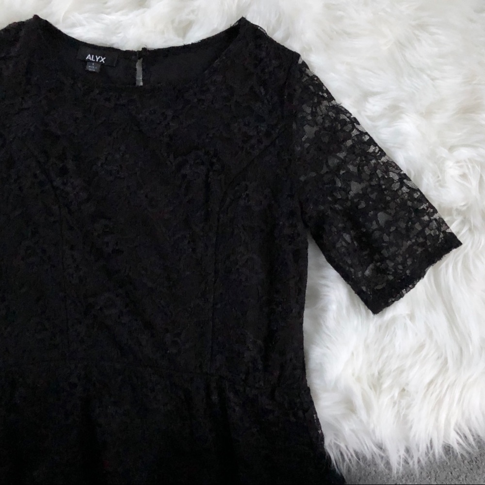 ALYX Black Lace Top